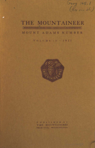 The Mountaineer 1911 cover